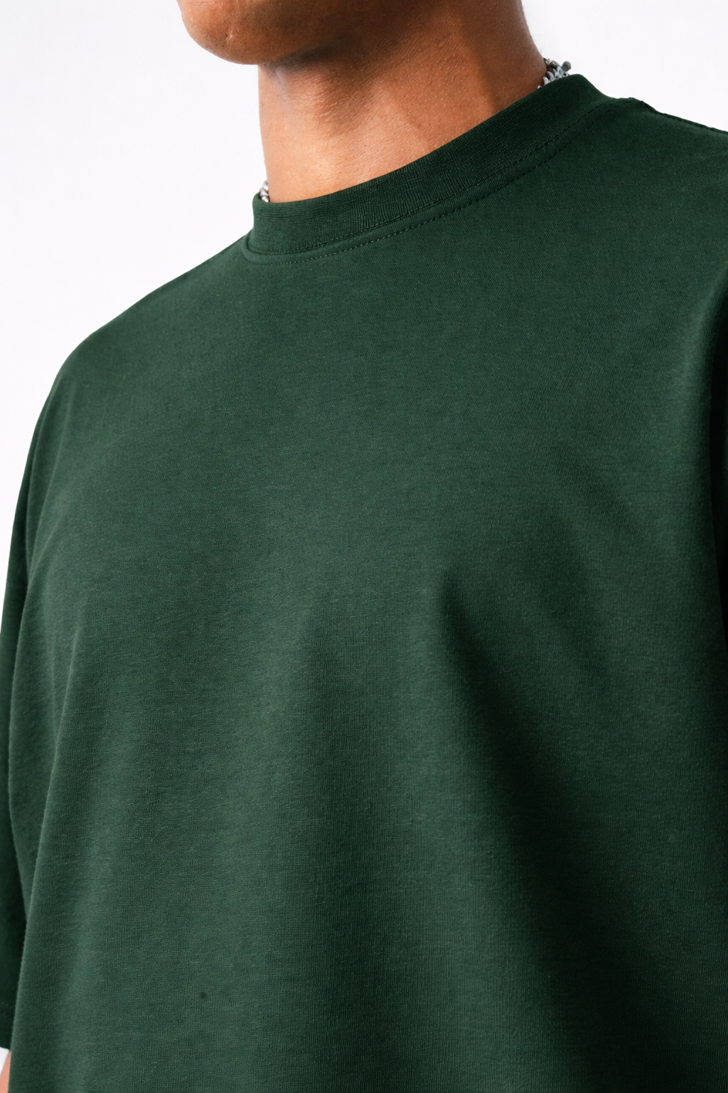 Dark Green Oversized Tee