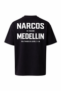 Narcos Medellin Oversized Black Tee