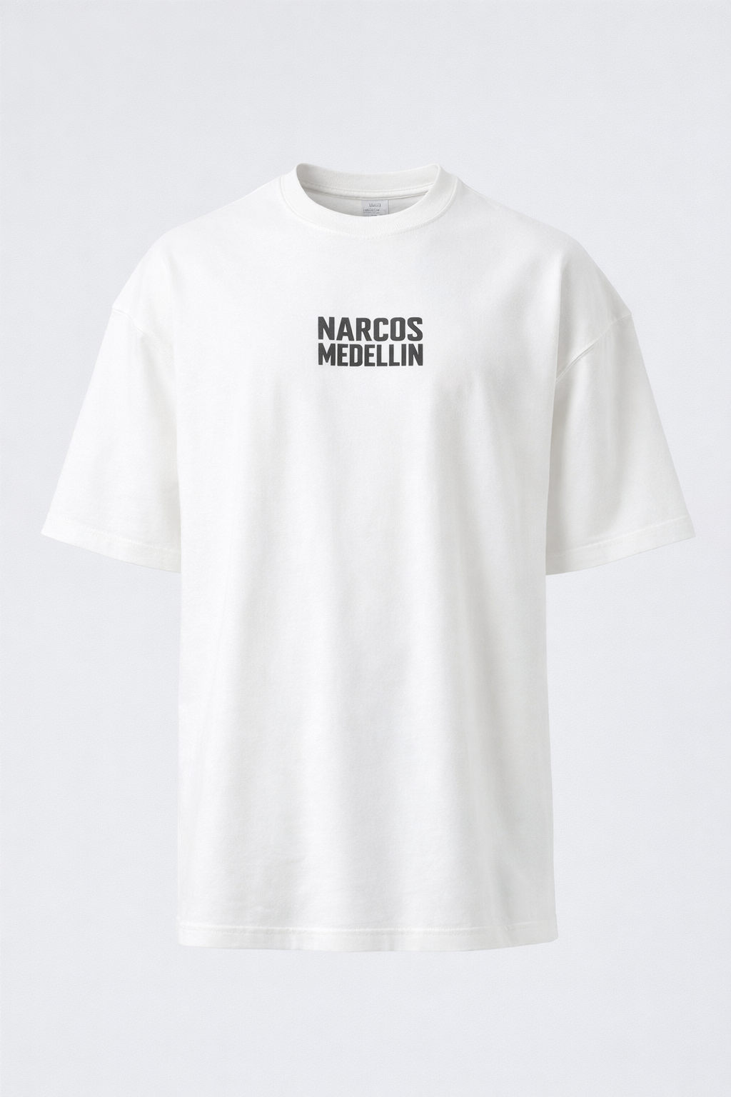 Narcos Medellin Oversized White Tee