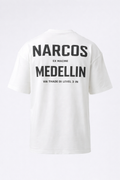 Narcos Medellin Oversized White Tee