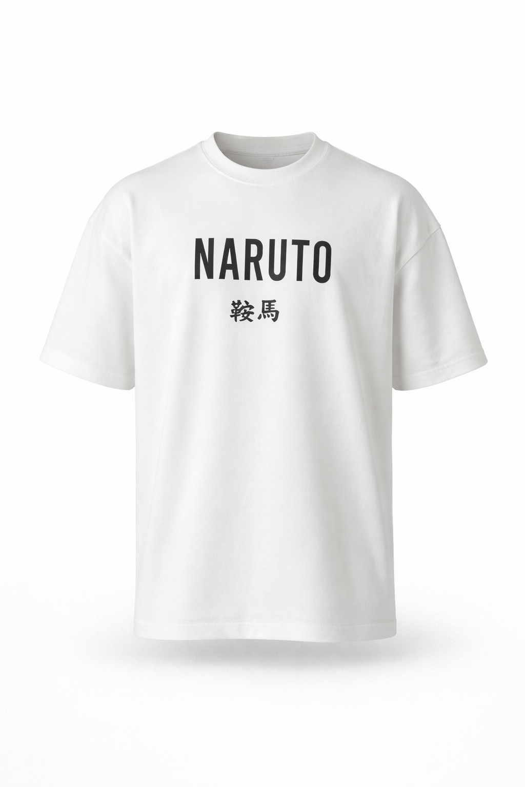 Naruto Oversized White Tee