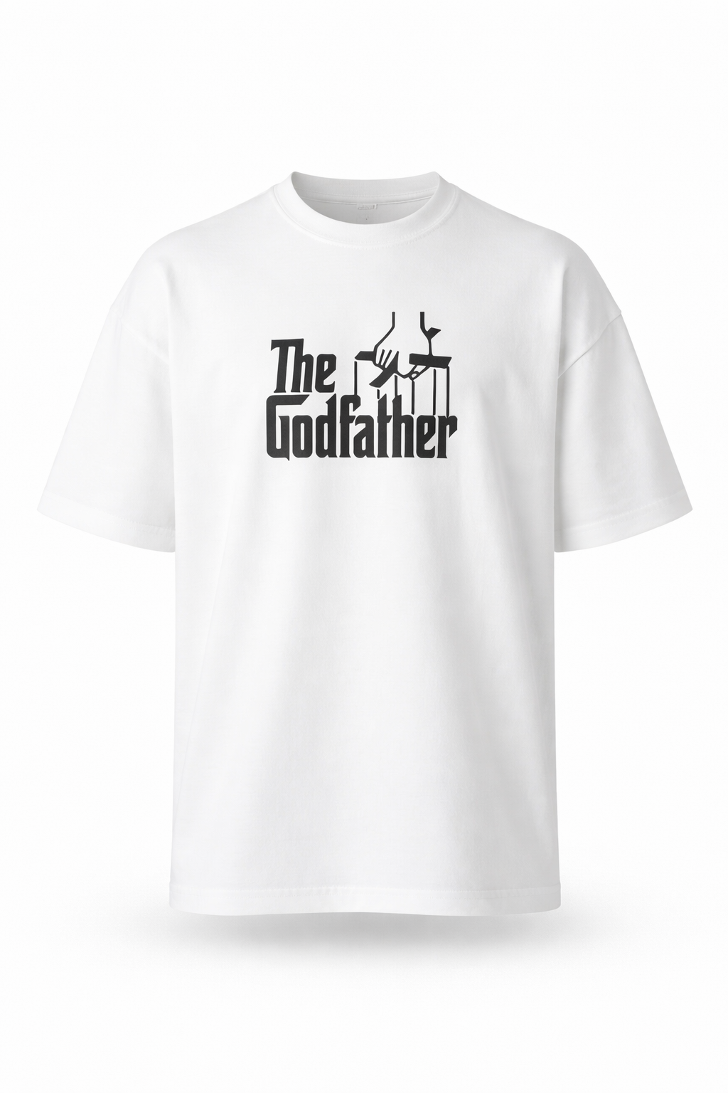 God Father Oversized White Tee