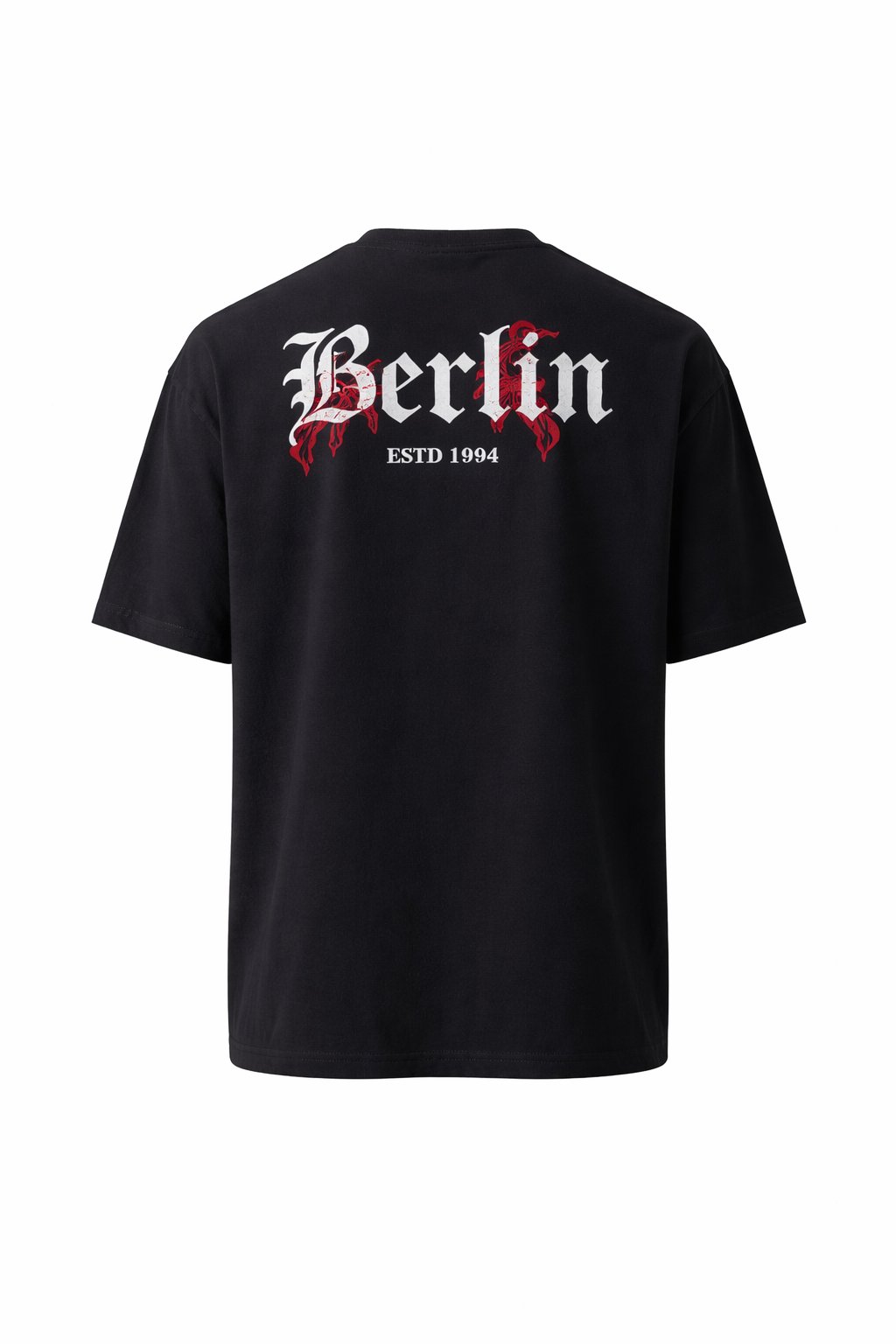 Berlin Oversized Black Tee