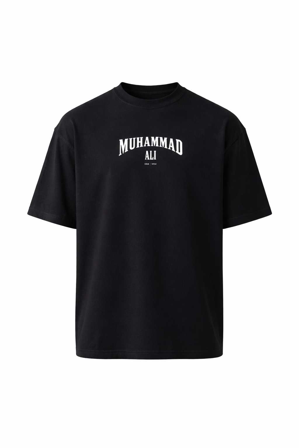 Muhammad Ali Oversized Black Tee