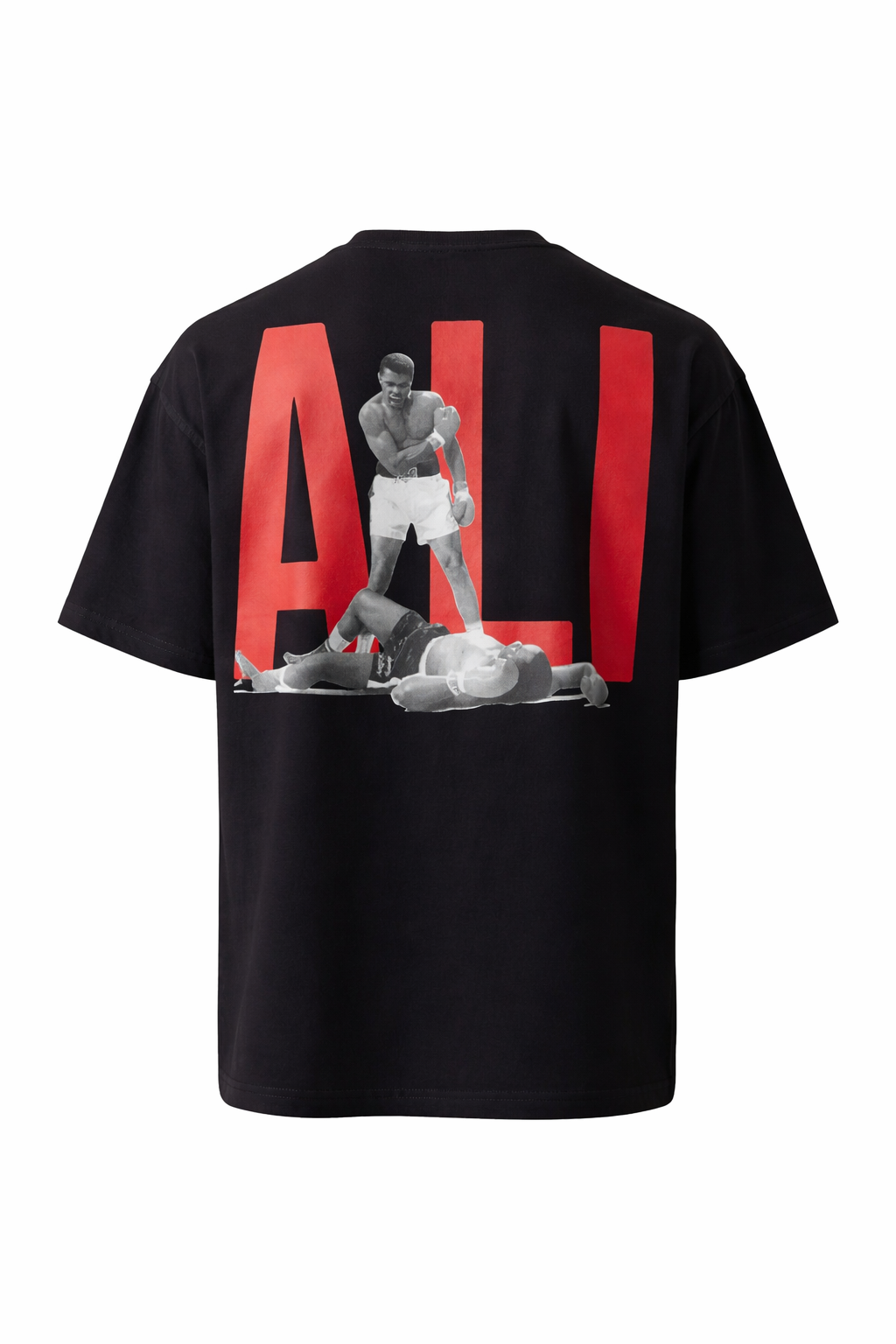 Muhammad Ali Oversized Black Tee