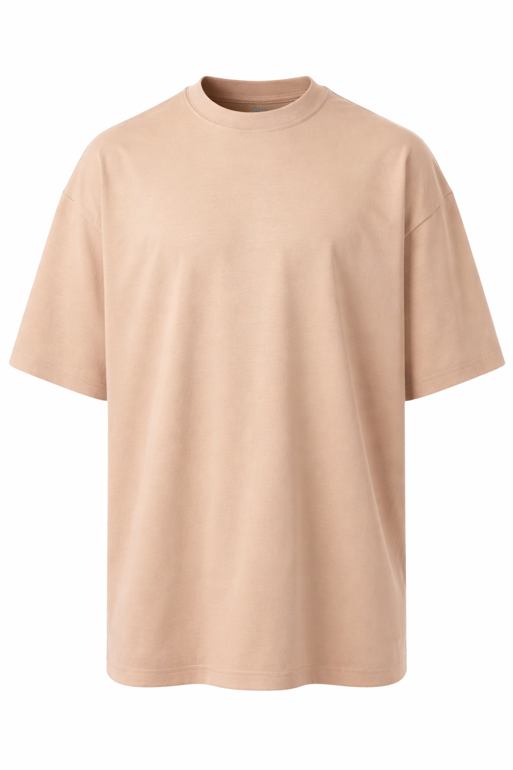 Sand Beige Oversized Tee