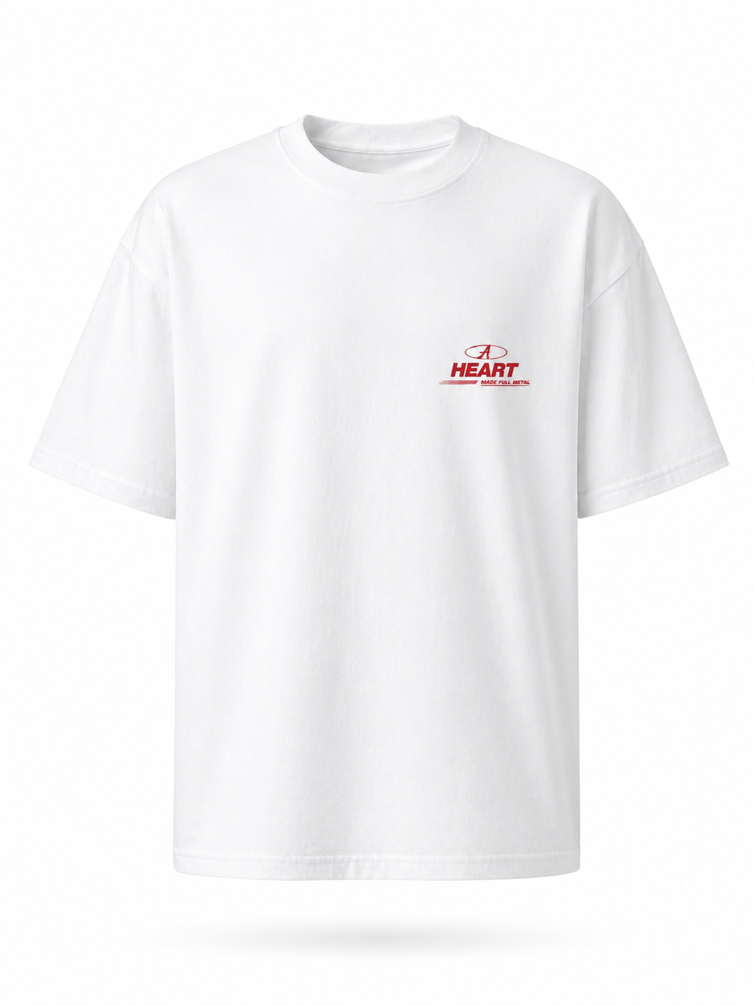 Heart Metal White