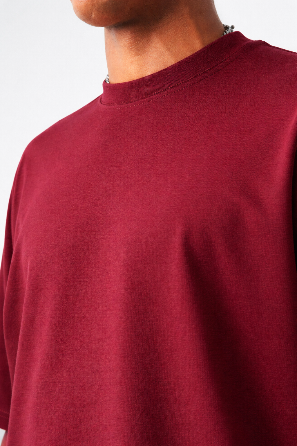 Maroon Oversized Tee