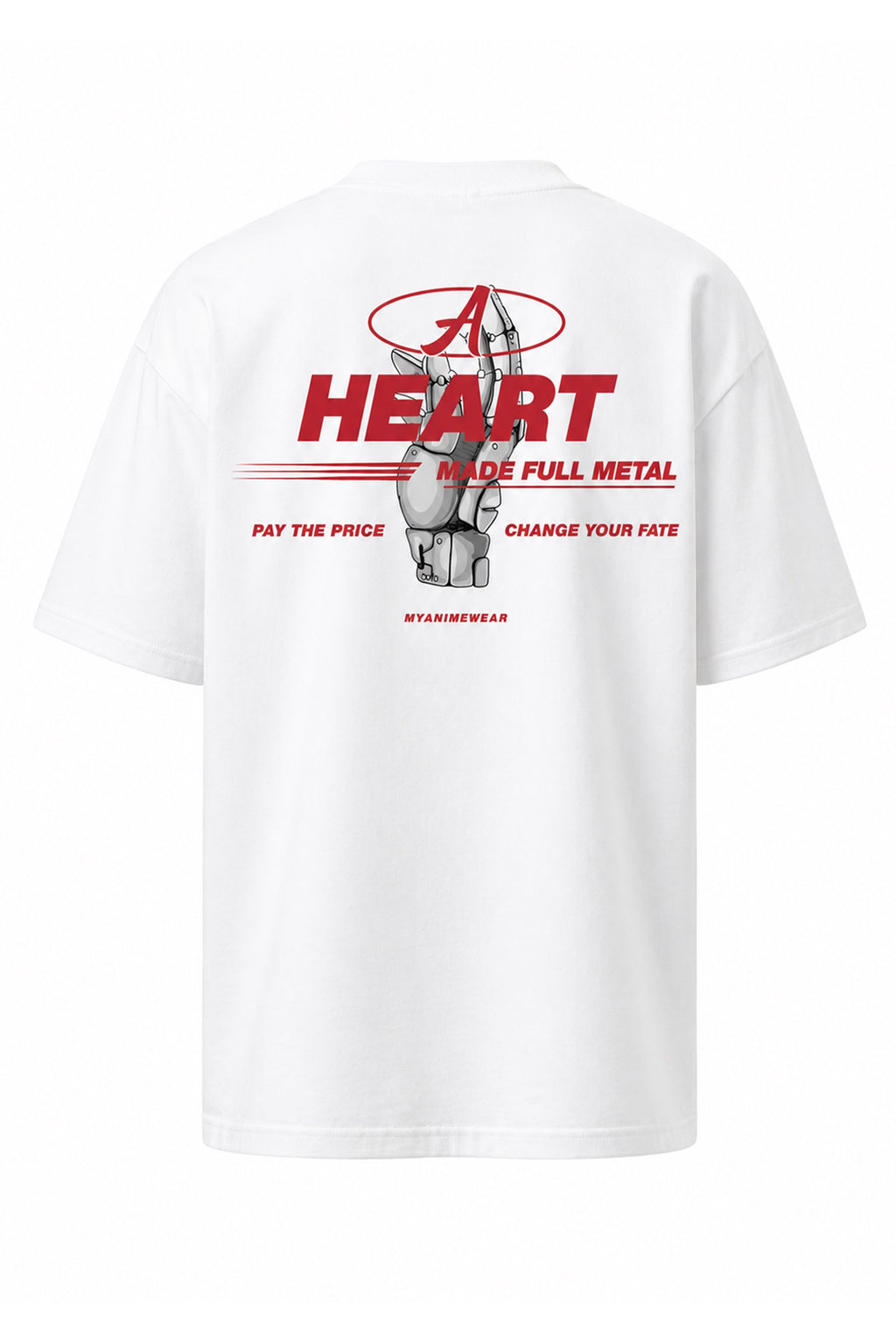 Heart Metal White