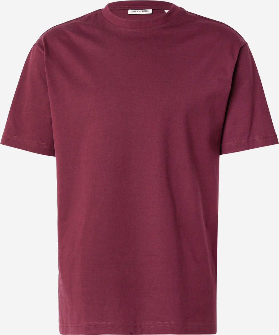 Maroon Oversized Tee